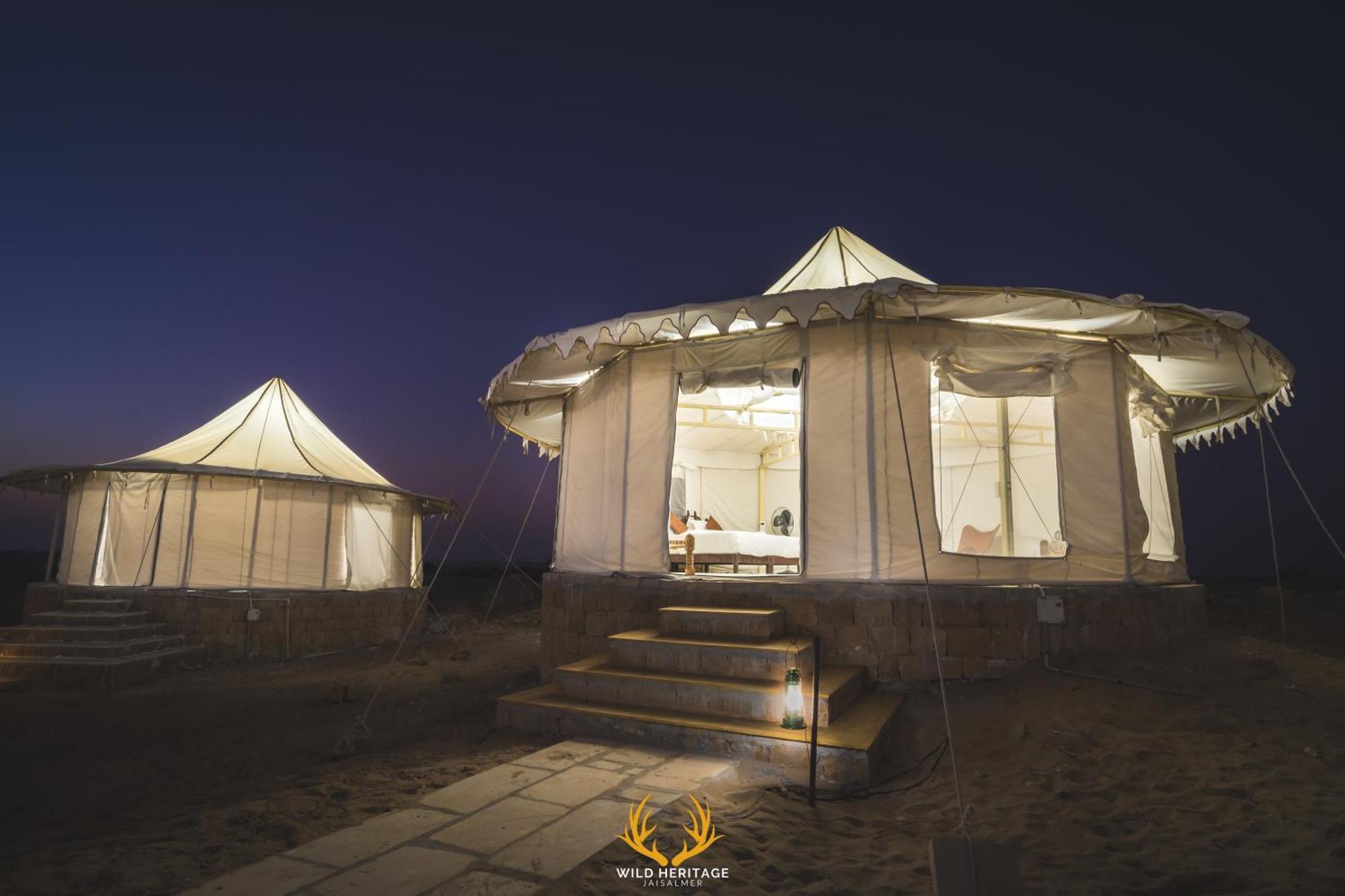 Wild Heritage Desert Camp Hotel ไจซัลเมอร์ ภายนอก รูปภาพ