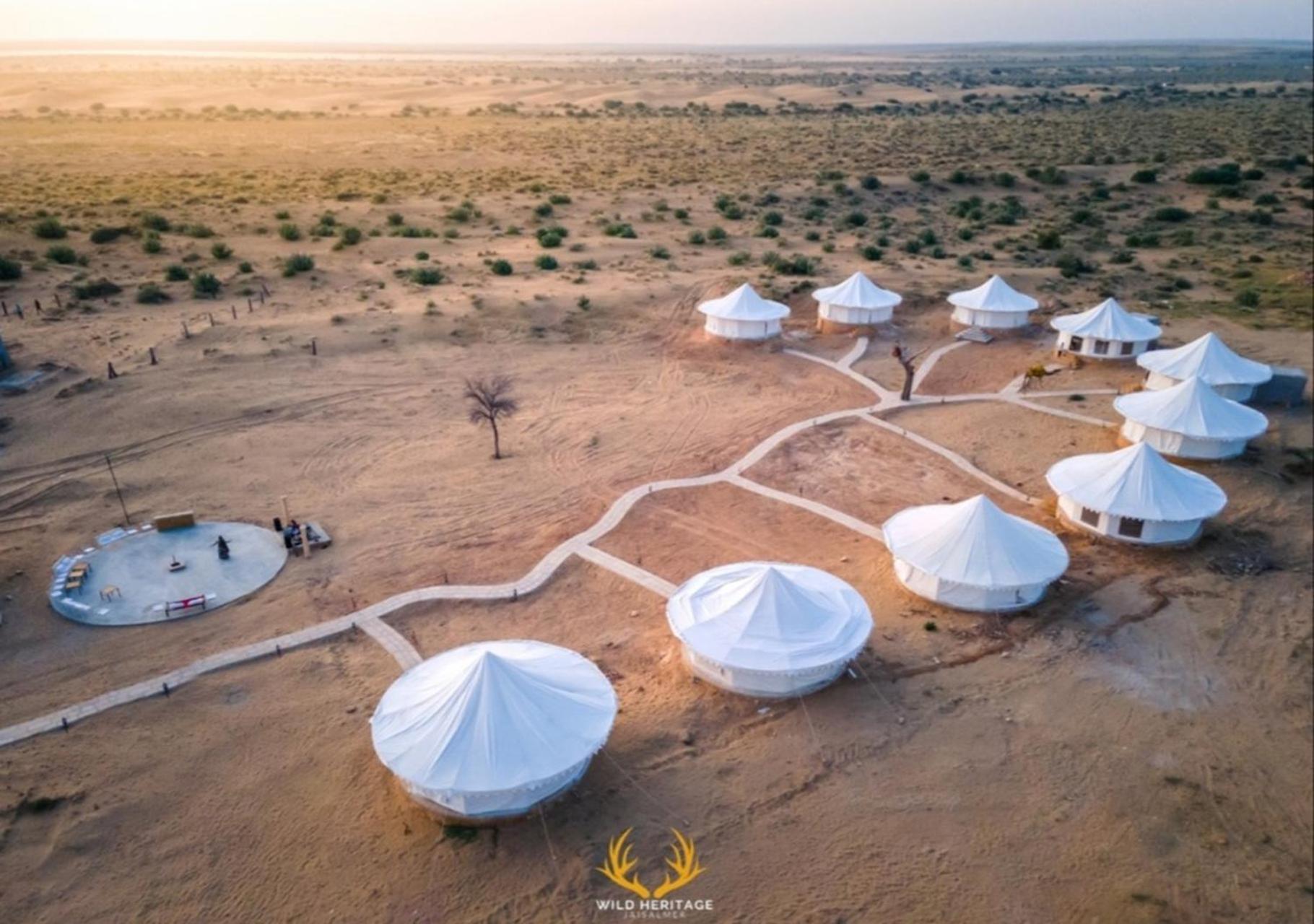 Wild Heritage Desert Camp Hotel ไจซัลเมอร์ ภายนอก รูปภาพ