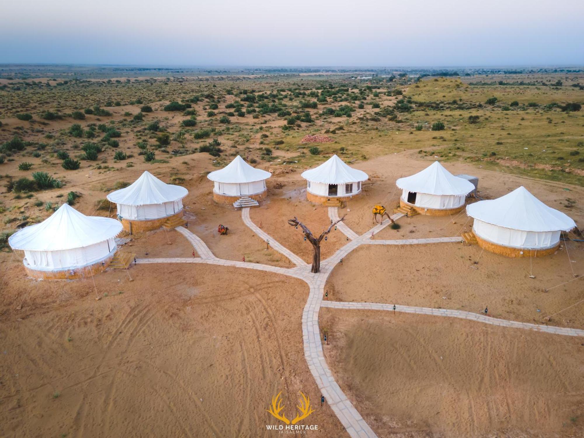Wild Heritage Desert Camp Hotel ไจซัลเมอร์ ภายนอก รูปภาพ