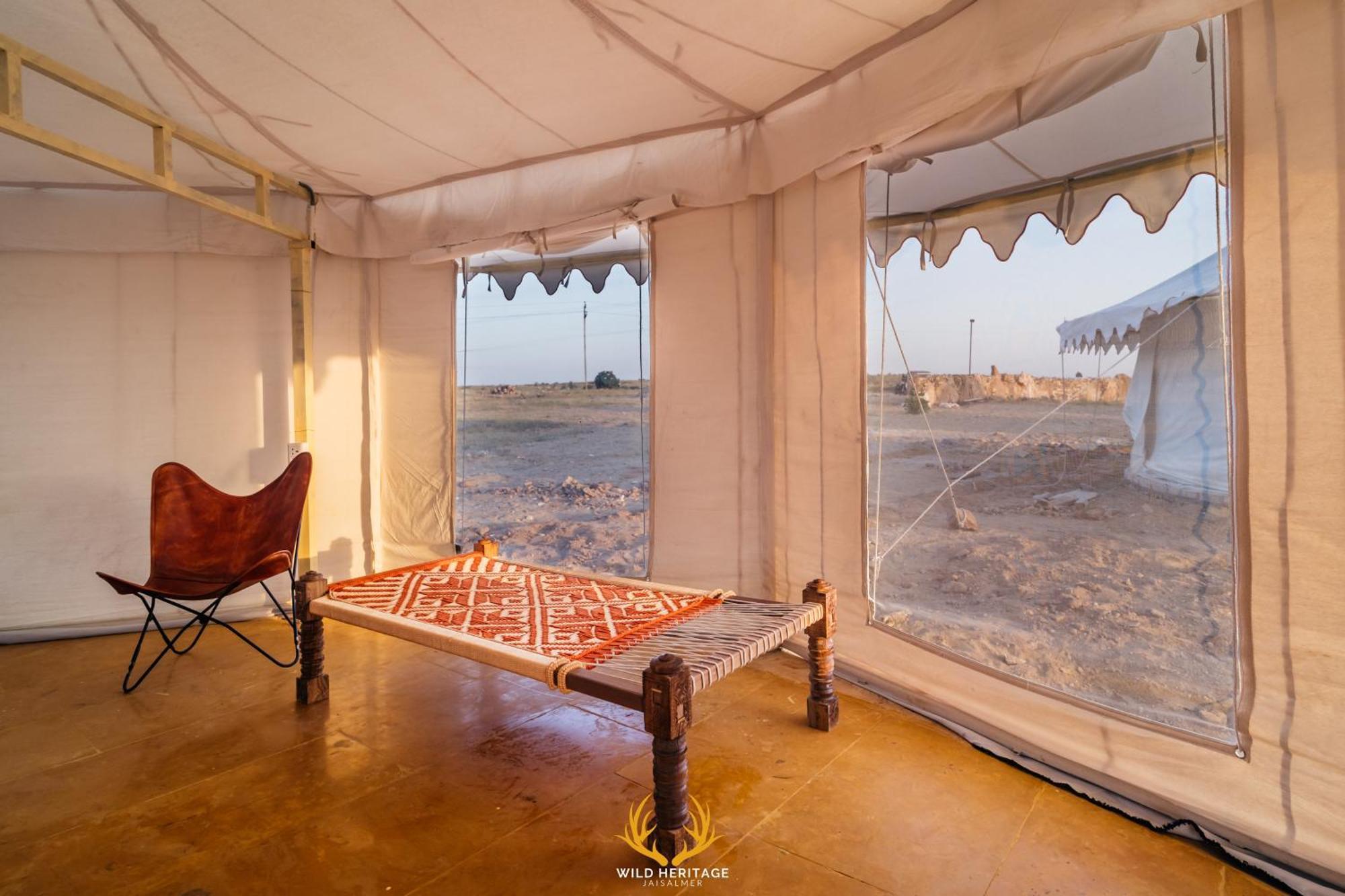 Wild Heritage Desert Camp Hotel ไจซัลเมอร์ ภายนอก รูปภาพ